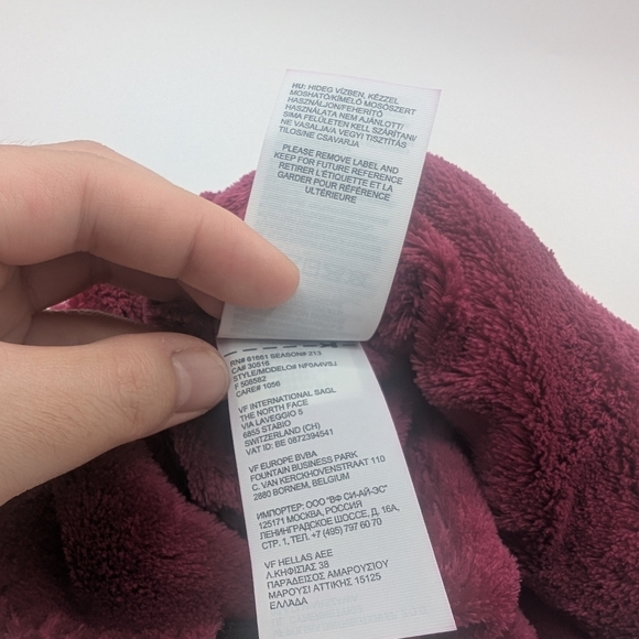 The North Face Little Faroe Beanie Hat 6-24M Toddler Baby Pink Winter Fall - Picture 10 of 13